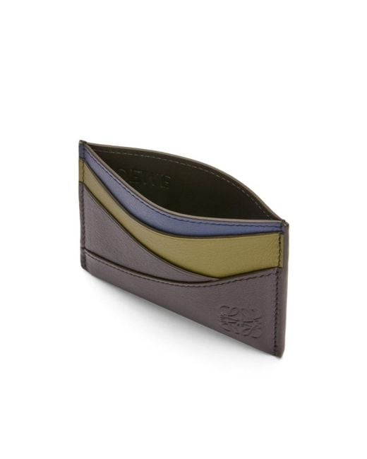 Loewe Gray Puzzle Plain Cardholder for men