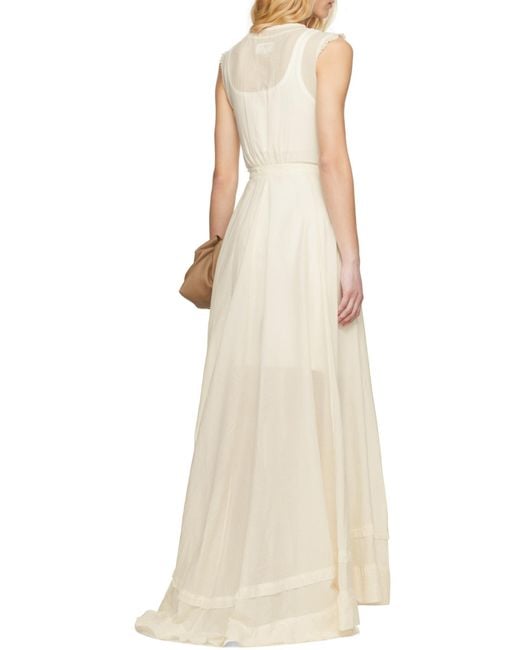 MM6 by Maison Margiela White Cotton Gown