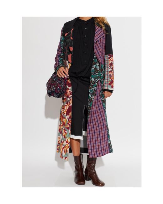 Dries Van Noten Black Loose Cotton Blouse