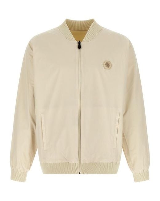 Boss Natural Future Reversible Bomber Jacket for men