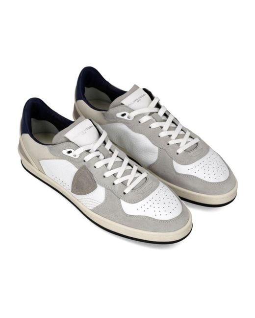 Philippe Model White Pgal Low Top Sneakers for men
