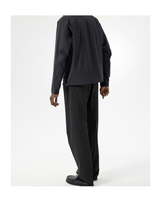 Veilance Black Classic Collar Light Jacket for men