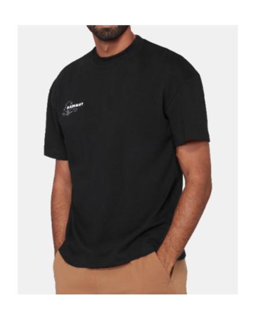 Mammut Black Base Relaxed T-Shirt Glacier for men