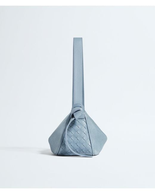 Bottega Veneta Blue Nodo Shoulder Bag