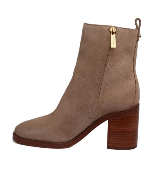 Michael Kors Brown Regan Ankle Short Boots