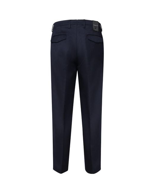 Michael Coal Blue Zip Closure Pants for men