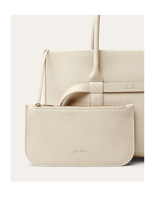 Loro Piana Natural Ghiera Small Shopper Bag