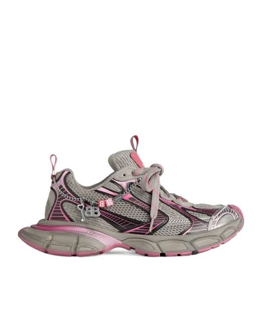 Balenciaga Gray 3Xl Gradient Lace-Up Sneakers