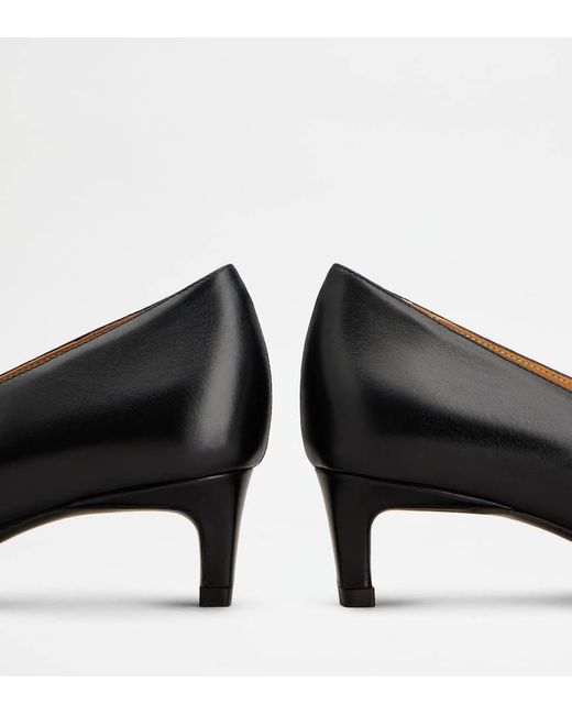 Tod's Black Pointed High Heels