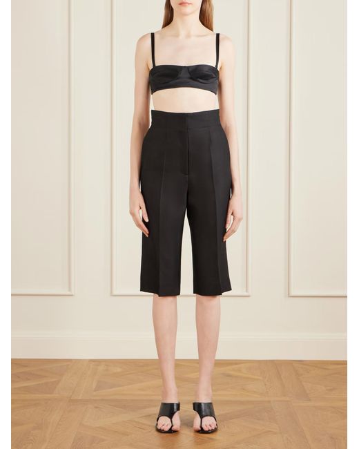 Khaite Black Selah Bralette
