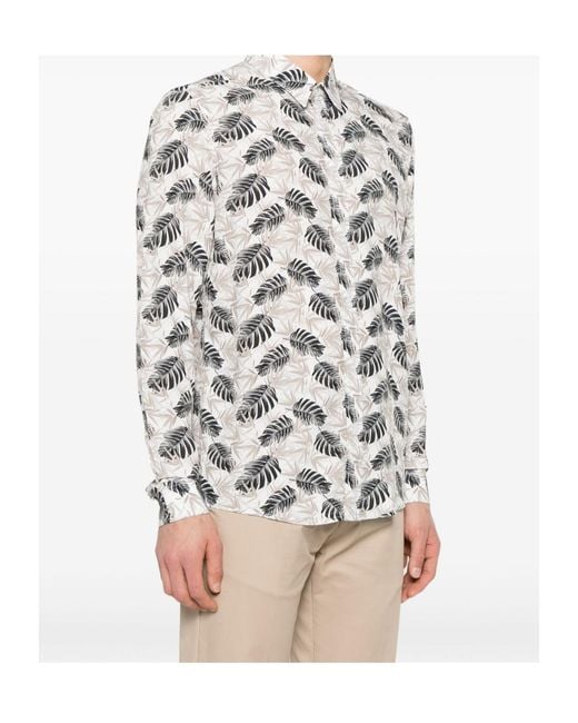 Daniele Alessandrini White Long Sleeve Shirt for men