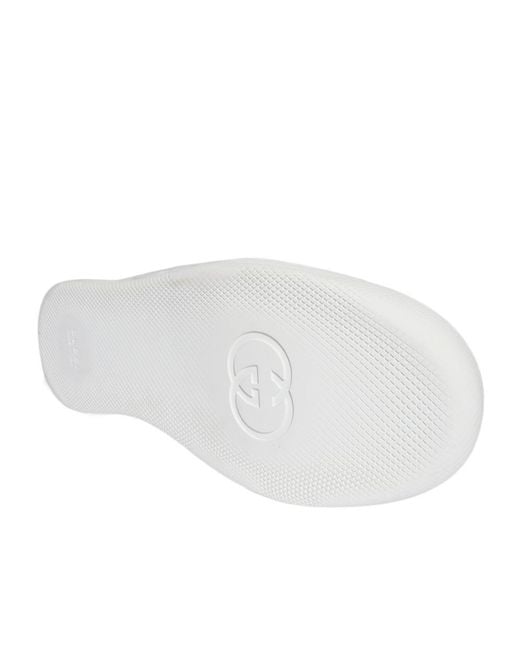 Gucci White Screener Sneaker for men