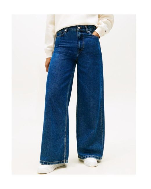 Tommy Hilfiger Blue Wide-Leg Jeans
