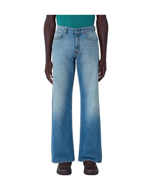 ERL Blue Breakwater Wash Jeans for men