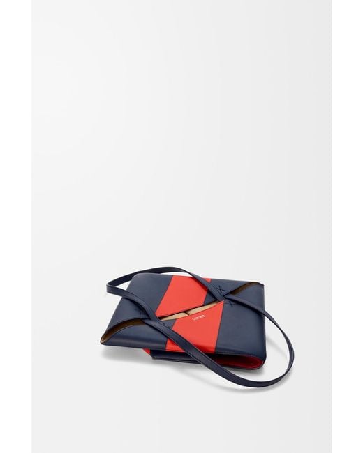 Loewe Red Medium Puzzle Fold Tote