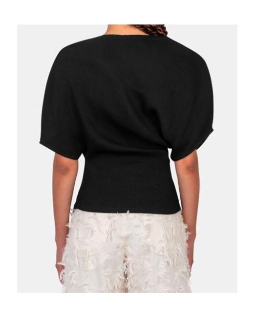 Séfr Black Short-Sleeved Top