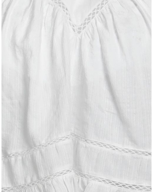 Isabel Marant White Sleeveless Solid-Color Top