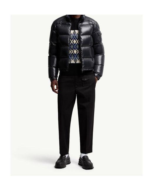 Moncler Black Levitha Hooded Jacket for men