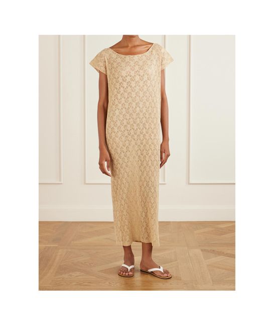 The Row Natural Round Neck Dress