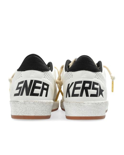 Golden Goose Deluxe Brand White Ball Star Lace-Up Sneakers for men