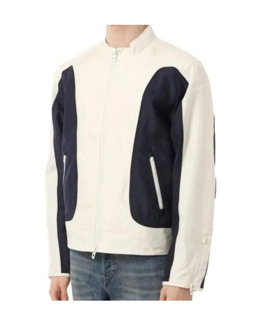 DIESEL Blue Wrd Panelled Zip-Up Jacket for men