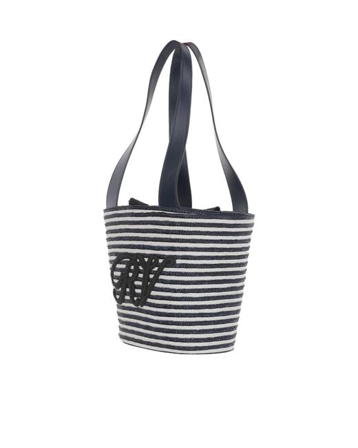 Roger Vivier White Small Shopping Bag