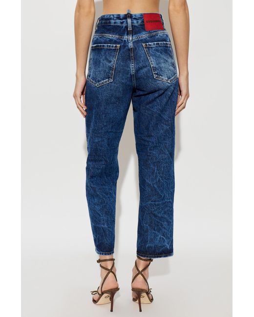 DSquared² Blue Belt Loop Jeans