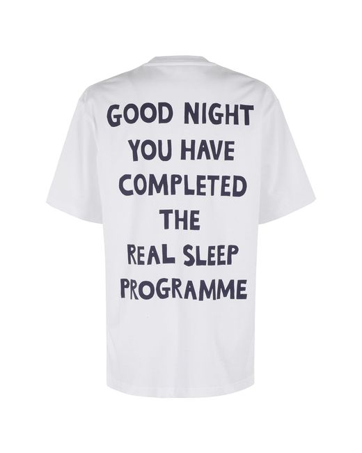 J.W. Anderson White Jw Anderson Jwa Back Printed Crewneck T-Shirt