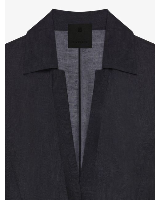 Givenchy Black 4G Detailed V-Neck Dress