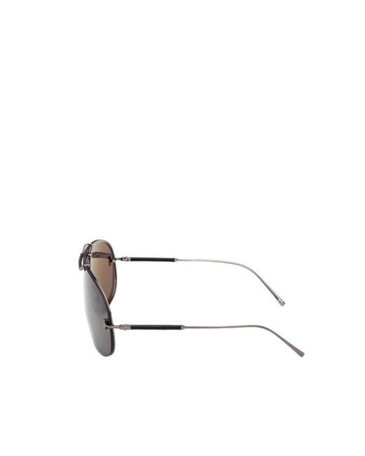 Tom Ford Gray Browline Sunglasses for men