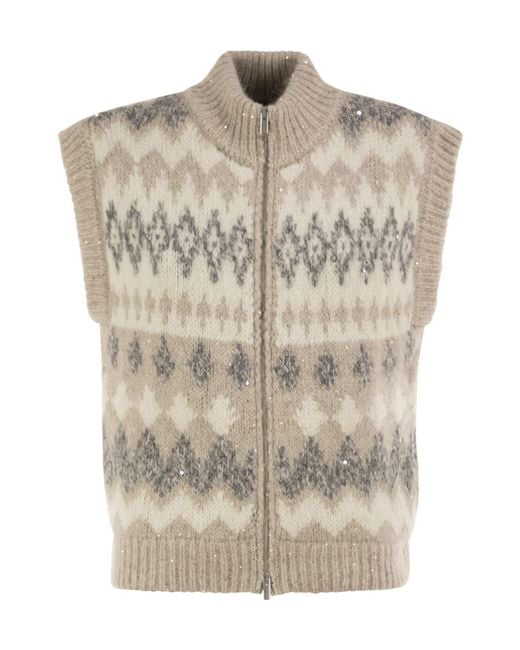 Peserico White Long-Sleeve Cardigan