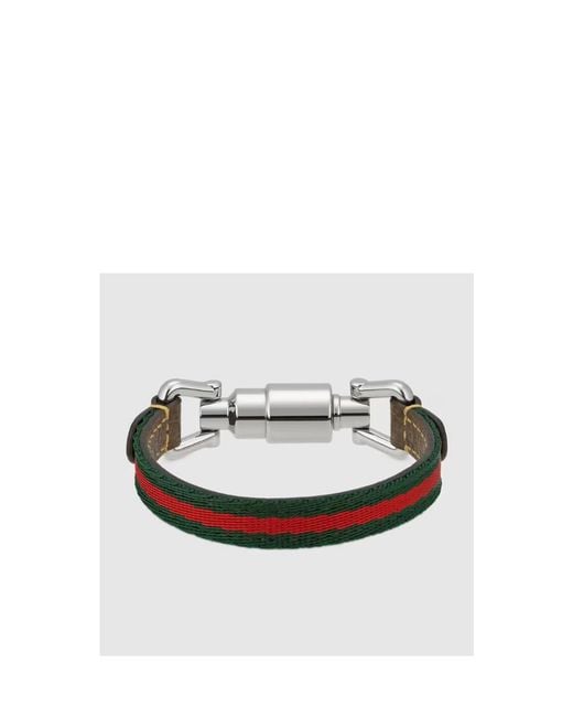 Gucci Multicolor Piston-Closure Bracelet for men