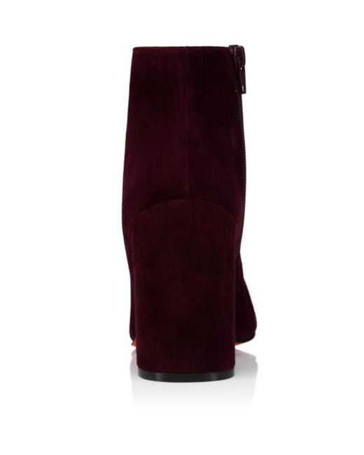 Christian Louboutin Purple Jane Heeled Boots 85