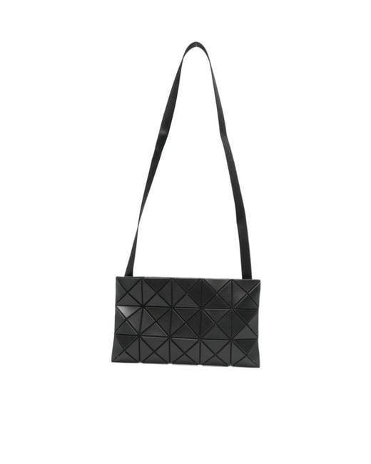 Issey Miyake Black Lucent Geometric Crossbody Bag