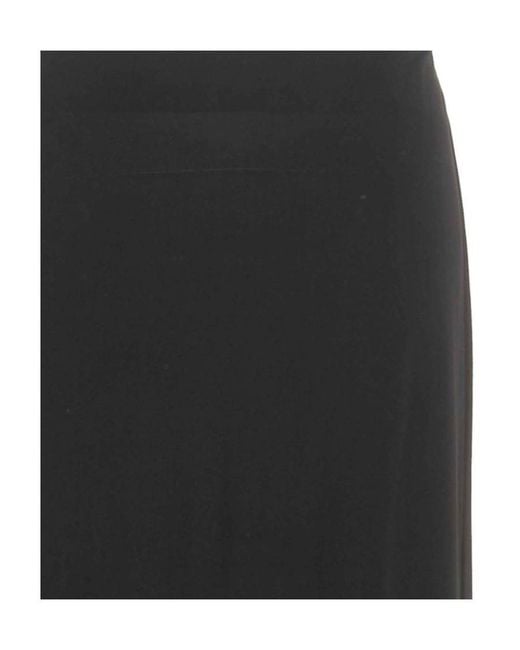 Magda Butrym Black Asymmetric Long Skirt