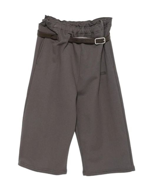 Magliano Gray Elastic Waist Casual Pants for men
