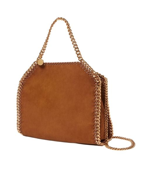 Stella McCartney Brown Falabella Mini Tote Bag