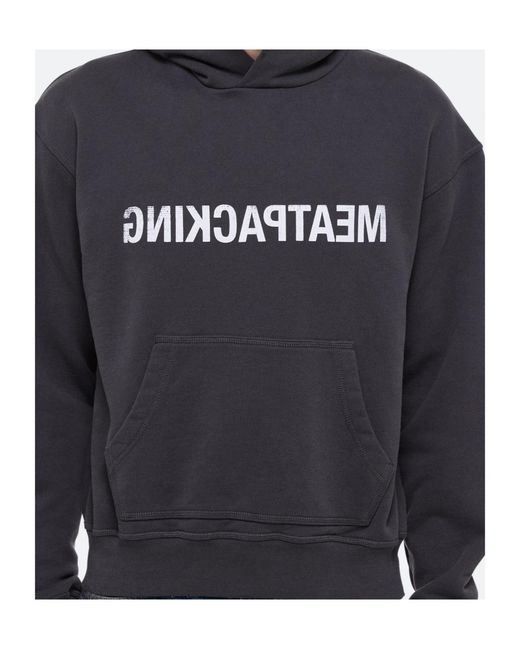 Helmut Lang Blue Meatpacking Hoodie for men