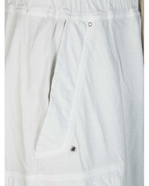 Rick Owens Gray Bela Cargo Shorts for men