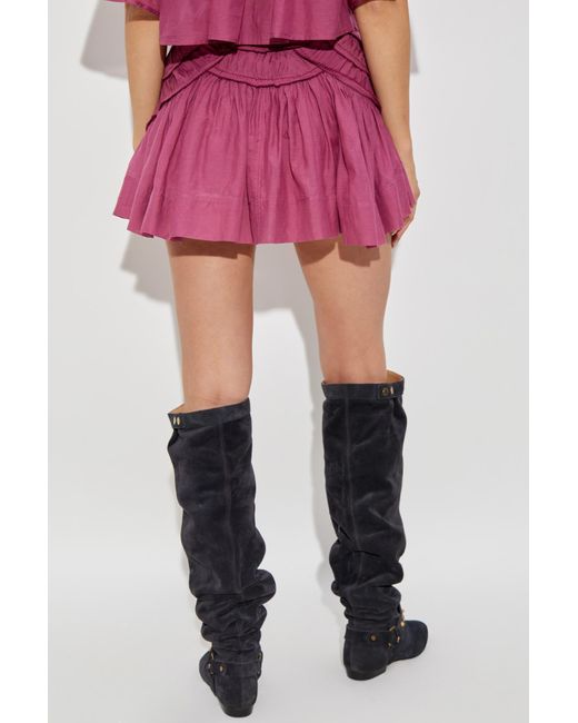 Isabel Marant Pink Skirt "Ceola"