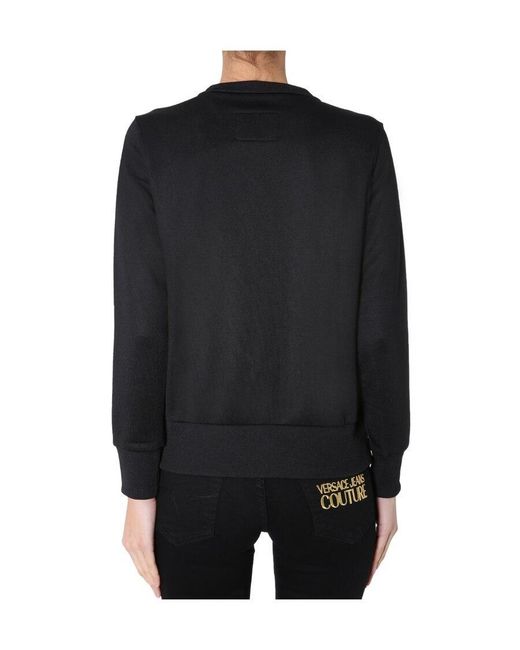 Versace Jeans Black A Lady's Sweater Sweater