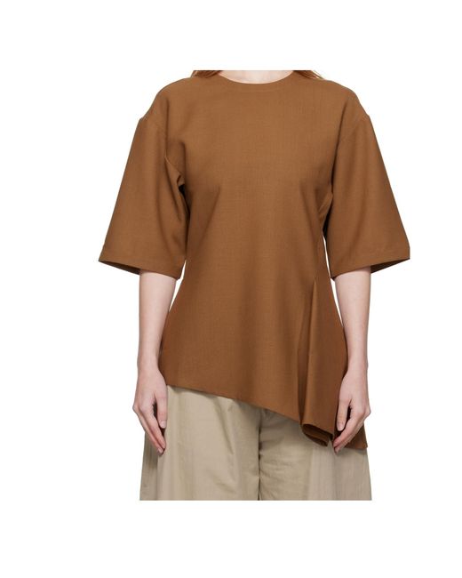 Studio Nicholson Brown Vichy Top