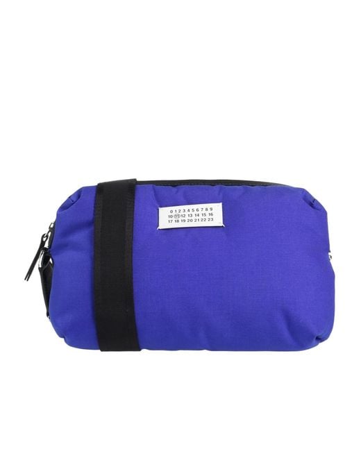Maison Margiela Blue Woven Medium Camera Bag
