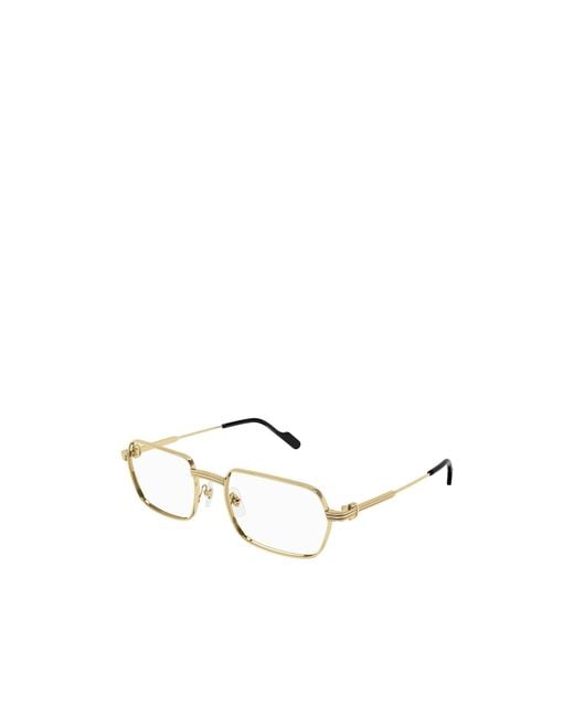 Cartier Multicolor Square Frame Glasses for men