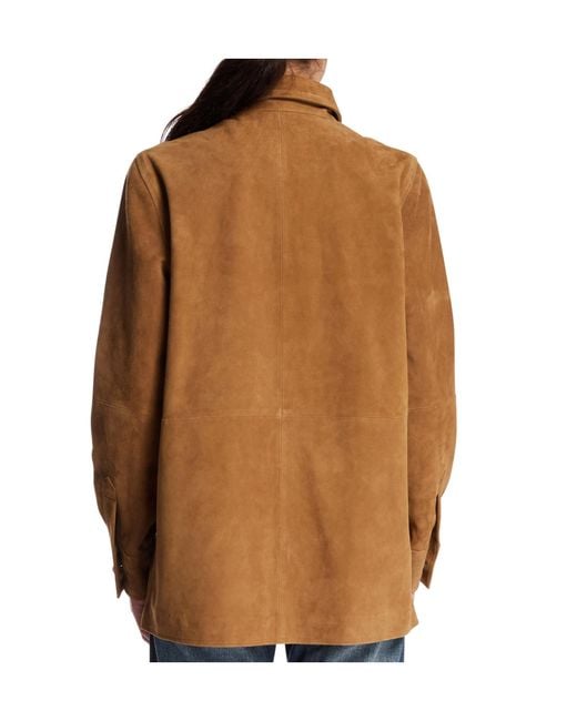 Rohe Brown Long-Sleeve Casual Jacket
