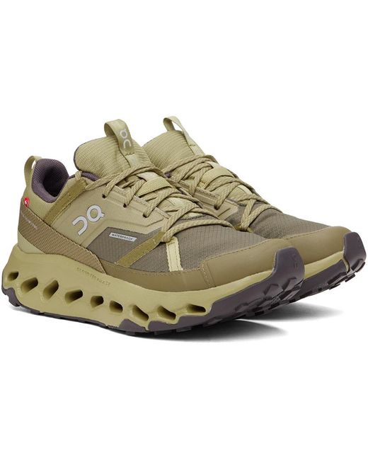 On Shoes Green On W Cloudhorizon Sneakers