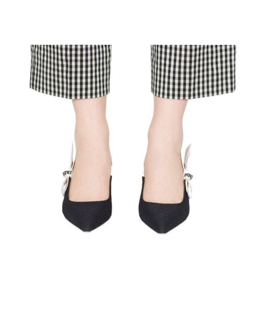 Dior Black J'A Slingback Pump