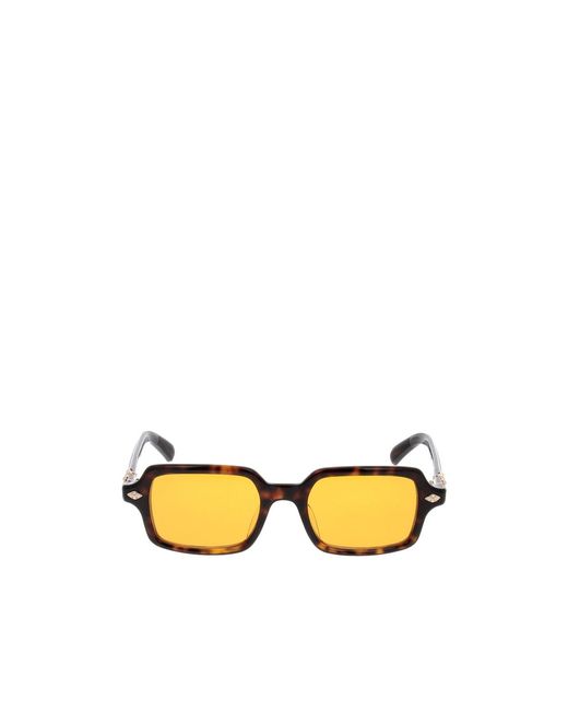 Chrome Hearts Yellow Full Frame Sunglasses for men