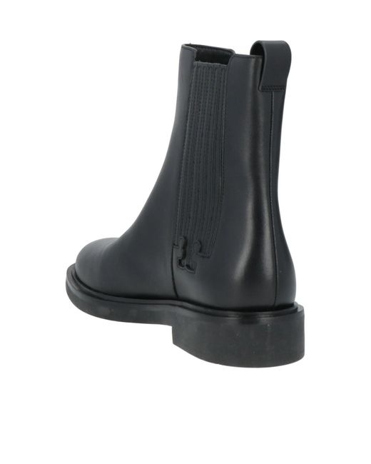 Tory Burch White Minimalist Chelsea Boots