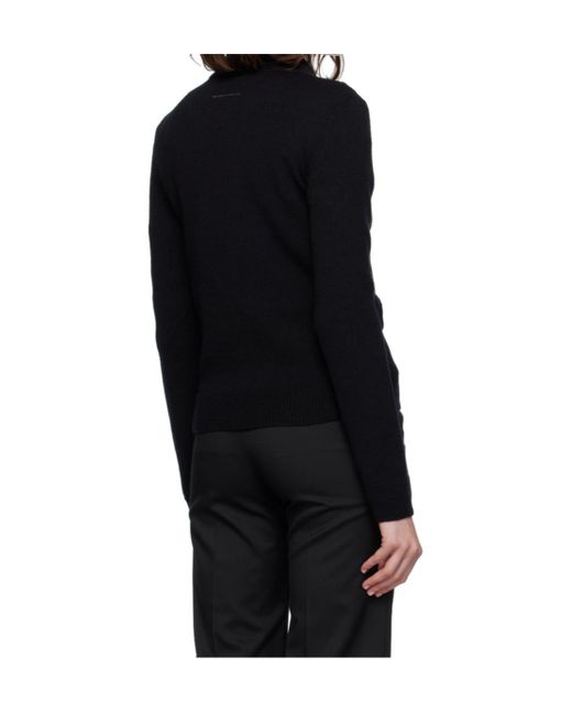 MM6 by Maison Margiela Blue Wool Sweater